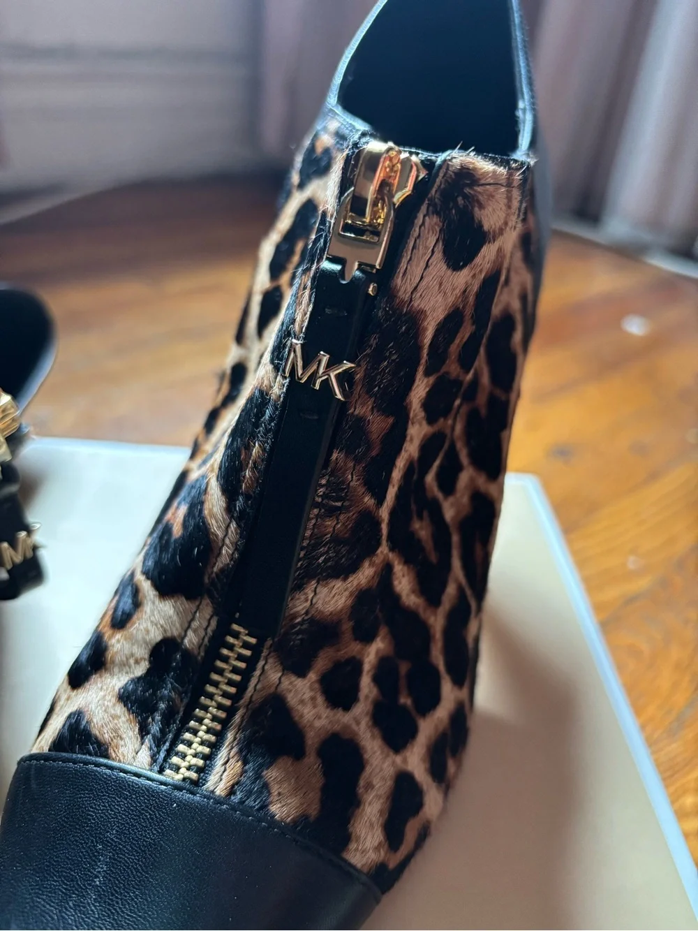 Michael Kors Leopard Bootie